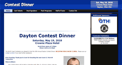 Desktop Screenshot of contestdinner.com